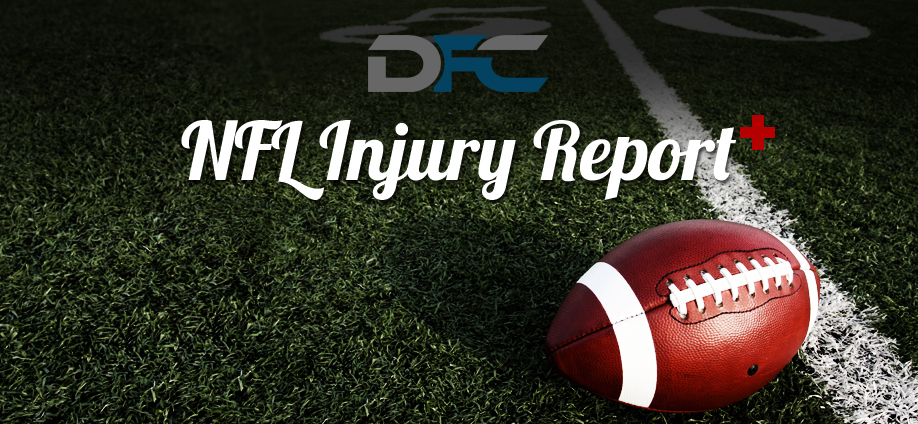 NFL Injury Report Week 11